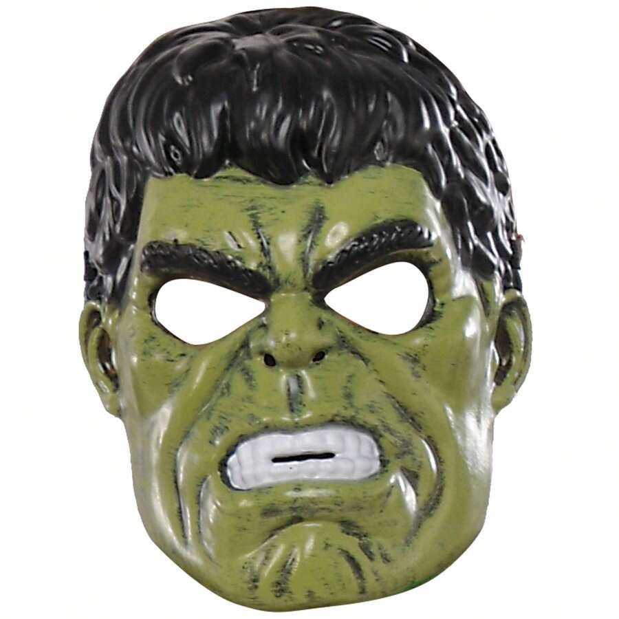 Marvel Hulk 1/2 Mask (Green/Black) - Green - View 1