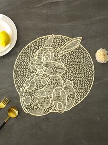 Placemats 1/4piece Set PVC Place Mats For Kitchen Table Indoor/Outdoor Washable Heat-Resistant Placemat Wipeable Dining Table Mats For Wedding,Camping, Festival, Party