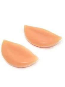 2入組加厚矽膠泳衣/比基尼胸墊，提升和增強胸部形狀，隱形胸墊