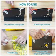 Black Cutter, Heavy Metal Production Bag Sealing Cone Distributor, Ideal Packaging Neck Sealing Machine - Black - View 4