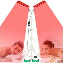 Infrared Red Light Lamps LED Device Floor Stand Full Body Pain Relief - 彩色 - 查看 1