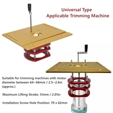 Precision Router Lift - Router Table Lift System - Durable Router Plate Insert - Router Table Plate Insert - For Quick, Accurate, Reliable & Repeatable Setups - Multicolor - View 3