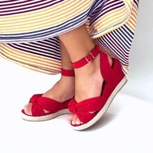 Women Heeled Sandals - 紅色 - 查看 4