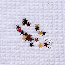 1 peça Confete Decorativo Brilhante em Forma de Estrela de Cinco Pontas para Festa de Aniversário, Suprimentos para Casamento Europeu, Material de Plástico - Multicolorido - Visão 7