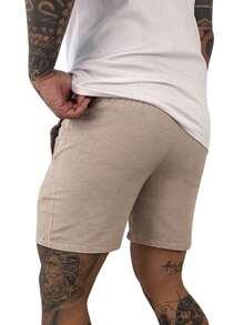 Kit Com 3 Shorts Curto De Linho Estilo Mauricinho