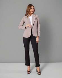 Women Coats - 摩卡棕 - 查看 3