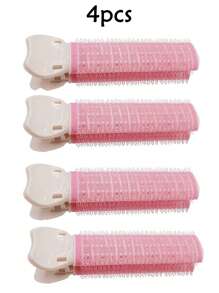 4pcs Fluffy Hair Curlers With Root Clips, No Heat Needed To Create Voluminous Curls, Suitable For Salons, Spas, Travel And Back-To-School/Vacation Occasions - Multicolor - View 7
