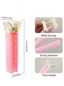 4pcs Fluffy Hair Curlers With Root Clips, No Heat Needed To Create Voluminous Curls, Suitable For Salons, Spas, Travel And Back-To-School/Vacation Occasions - Multicolor - View 11