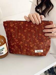 1Pc Tươi Mềm Hoa Túi Lục Giác Dung Tích Lớn Túi Trang Điểm Cho Nữ Cô Gái, Túi Trang Điểm Túi Trang Điểm Túi Chăm Sóc Da Túi Vệ Sinh Đóng Gói Khối, Du Lịch Cần Thiết Hộp Bút Chì Cọ Trang Điểm Công Suất Lớn Hàng Ngày Du Lịch Dung Tích Lớn Túi Đựng Đồ Vệ Sinh Túi Đựng Đồ Trang Điểm Túi Trang Điểm Túi Trang Điểm Túi Chăm Sóc Da Túi Vệ Sinh Đóng Gói Hình khối, Đồ du lịch Essentials Cruise Essentials Ký túc xá Essentials Lưu trữ Đồ trang điểm Hộp đựng đồ trang điểm - Nhiều màu - Xem 4