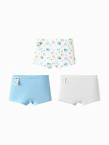 Balabala Roupa íntima para meninos pré-adolescentes: cuecas boxer para crianças, confortáveis e antibacterianas, pacote com 3 para crianças pequenas e grandes