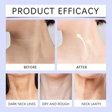 Neck Firming Cream Lifting Firming Moisturizing Anti-Wrinkle Diminishing Neck Lines Skin Massage Care Cream