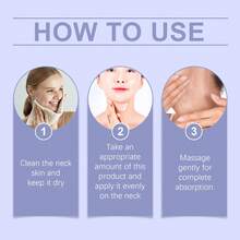 Neck Firming Cream Lifting Firming Moisturizing Anti-Wrinkle Diminishing Neck Lines Skin Massage Care Cream