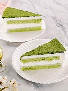 1入組蛋糕分裝標尺，切片器圓形等份標尺分裝，白色蛋糕切片器可均勻切片，切圓蛋糕、餡餅切片及圓形切片裝置，芝士蛋糕切片器，烘焙工具