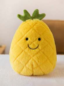 1 pieza Muñeco de peluche de piña de color aleatorio, muñeco de peluche suave y lindo de piña para decoración - Multicolor - Ver 3