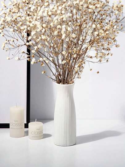 1pc Vase Living Room Bloemen Arrangement, Hydroponic Vase, Luxe Feeling, Plastic Flower Home ation, Moderne Minimalist Bureau Unbreakable Creative Shape, Wedding Holiday Halloween Office Birthday Graduation Glass view 7