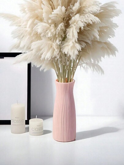 1pc Vase Living Room Bloemen Arrangement, Hydroponic Vase, Luxe Feeling, Plastic Flower Home ation, Moderne Minimalist Bureau Unbreakable Creative Shape, Wedding Holiday Halloween Office Birthday Graduation Glass view 8