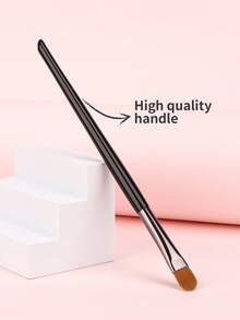 1 pieza Brocha de corrector para cubrir granos, manchas y ojeras, con un efecto fino e invisible, herramienta portátil de maquillaje,pinceles de maquillaje brochas para maquillaje cepillo maquillaje pincel maquillaje pinceles para maquillaje - Negro - Ver 7