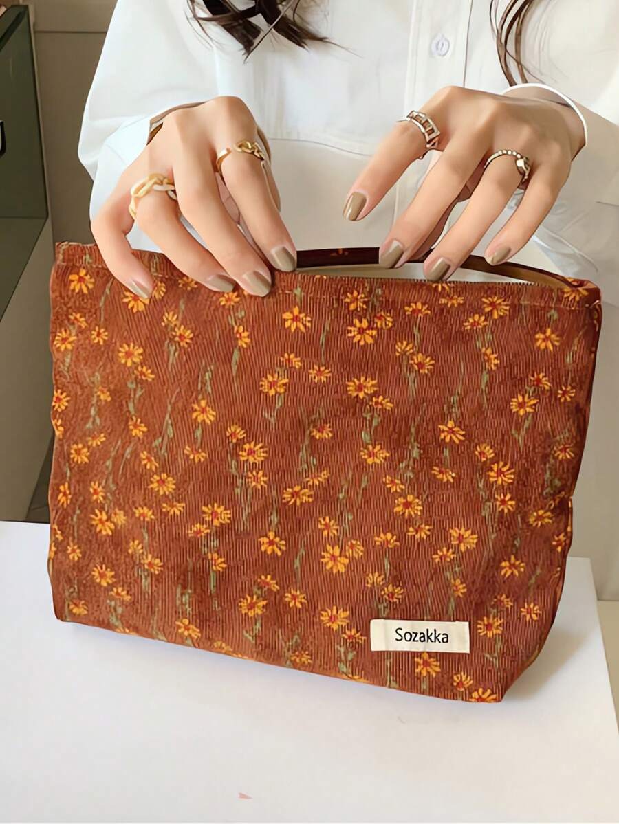 1Pc Tươi Mềm Hoa Túi Lục Giác Dung Tích Lớn Túi Trang Điểm Cho Nữ Cô Gái, Túi Trang Điểm Túi Trang Điểm Túi Chăm Sóc Da Túi Vệ Sinh Đóng Gói Khối, Du Lịch Cần Thiết Hộp Bút Chì Cọ Trang Điểm Công Suất Lớn Hàng Ngày Du Lịch Dung Tích Lớn Túi Đựng Đồ Vệ Sinh Túi Đựng Đồ Trang Điểm Túi Trang Điểm Túi Trang Điểm Túi Chăm Sóc Da Túi Vệ Sinh Đóng Gói Hình khối, Đồ du lịch Essentials Cruise Essentials Ký túc xá Essentials Lưu trữ Đồ trang điểm Hộp đựng đồ trang điểm - Nhiều màu - Xem 1