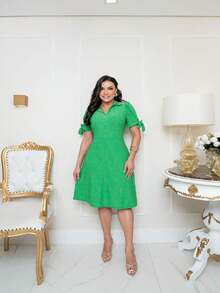 Women Dresses - 綠色 - 查看 2