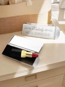 1pc Custom Lipstick Case With Photo Or Text, Custom Lip Balm Case, Personalized Lipstick Holder, Custom Lipstick Case With Mirror, Personalized Engraved Lipstick Holder Gift For Bride, Anniversary Gift, Valentine Gift, Birthday Gift, Wedding Gift, Mother's Day Gift, Best Friend Gift, Gift For Mom, Gift For Girlfriend, Gift For Her, Gift For Wife - Style 4 - View 4