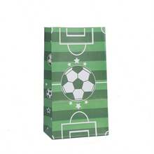 10 个/包绿色田园纸袋，牛皮纸手提袋用于生日礼品包装 - 彩色 - 查看 4