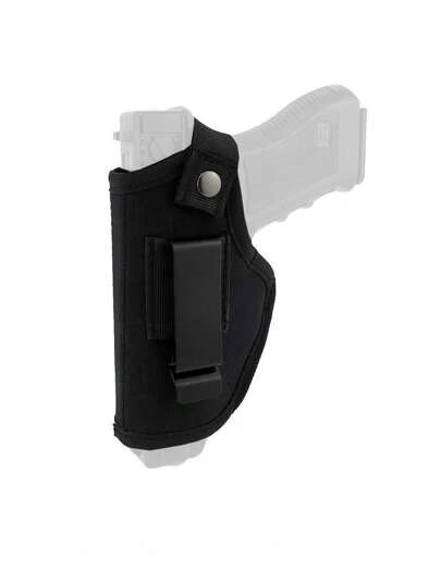 1pc Outdoor Quick Draw Holster With Clip And Hidden Pocket, Concealed Carry Waist Holster For Men And Women