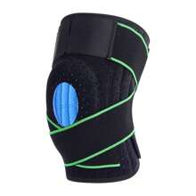 具有側向穩定器和髕骨凝膠墊的膝蓋支架，壓縮矽膠冷卻膝套，用於跑步，籃球，遠足，騎自行車，羽毛球 - 藍色 - 查看 9
