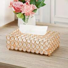 Elegante porta tovagliolo in cristallo 1 pezzo - Design in metallo resistente per una decorazione sofisticata del tavolo, decorazione della casa, forniture scolastiche - Multicolore - Visualizzare 12