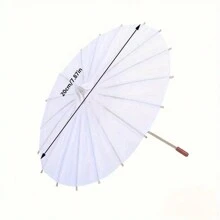 1pc, Vintage White Paper Umbrella For - Perfect For Parties, And Photography - DIY Painting Supplies And Party Decor Halloween - Umbrella - View 8