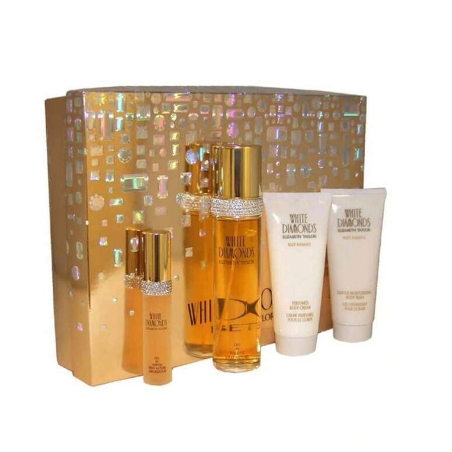 White Diamonds 4 Piece Set Standard For Women - Clear - View 1