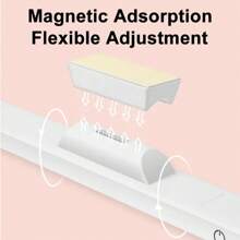 1pc LED Desk Lamp, 3 Light Modes, Dimmable, Touch Control, Magnetic Installation, Flicker-Free Eye Protection, 88° Adjustable Angle, 42cm/32cm Length, Suitable For Desk, Study, Office Lighting, Night Light