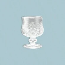 创意复古白葡萄酒杯，金色高脚雕花杯，极具吸引力的迷你高脚杯，适用于烈酒和甜酒，家用 - 多款 - 查看 11