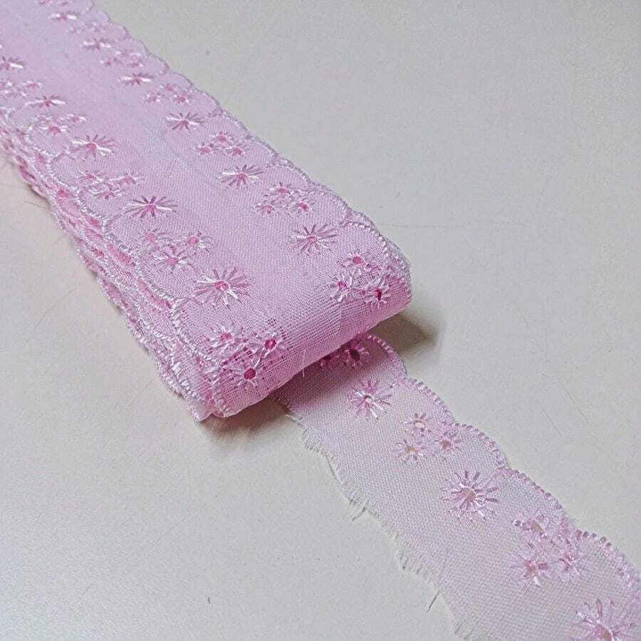 Embroidery - Màu Hồng baby - Xem 1