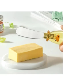 1入組廚房奶油刀-適用於撫平麵包、乳酪、果醬、花生醬、奶油等，直立廣損刀 - 彩色 - 查看 7