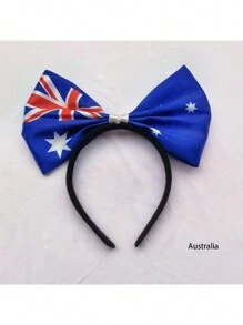 1 pieza Diadema de mariposa para fanáticos de la Eurocopa 2024, con camisetas de varios países, mini pinzas para el cabello de primavera, adecuado para decoración de fiestas y regalos conmemorativos