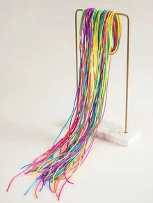 10pcs Hair Braids Assorted Gradient Color Hair Wrap String DIY Braid Hair Accessories Hair Jewelry Gifts For Girl And Teen Girls - Multicolor - View 7