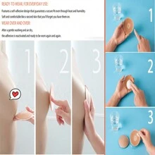 1 par de Almohadillas casuales para cubrir pezones de mujeres DOUBLJU con cinta adhesiva para el Body, esenciales para vacaciones en la playa