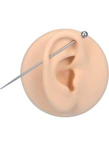 1Set Piercing Kit For All Piercings,Disposable 12G 14G 16G 18G Piercing Needles Clamps With Piercing Taper For Belly Button Nose Septum Nipple Tongue Eyebrow Lip Piercing - Multicolor - View 9