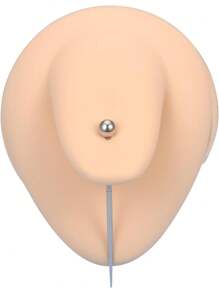 1Set Piercing Kit For All Piercings,Disposable 12G 14G 16G 18G Piercing Needles Clamps With Piercing Taper For Belly Button Nose Septum Nipple Tongue Eyebrow Lip Piercing - Multicolor - View 8