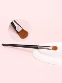 1 pieza Brocha de corrector para cubrir granos, manchas y ojeras, con un efecto fino e invisible, herramienta portátil de maquillaje,pinceles de maquillaje brochas para maquillaje cepillo maquillaje pincel maquillaje pinceles para maquillaje - Negro - Ver 8