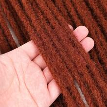 24 Inch Ginger Dreadlock Extensions Thin 0.6cm Single Ended Synthetic Dreads Extensions Hippie Style Fake Dreads 10 Strands SE Crochet Thin Dreadlocks Extensions For Girls - Ginger - View 4