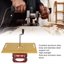 Precision Router Lift - Router Table Lift System - Durable Router Plate Insert - Router Table Plate Insert - For Quick, Accurate, Reliable & Repeatable Setups - Multicolor - View 5