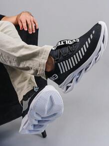 Kit 3 Men's Lightweight Soft Breathable Mesh Training Shoes - 紅色 - 查看 4