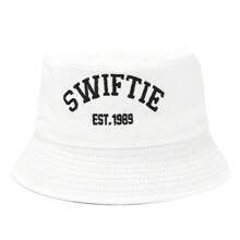 1 Mũ Bucket thêu Swiftie, Mũ xô Unisex thời trang, Mũ chống nắng thoáng khí ngoài trời - trắng - Xem 13
