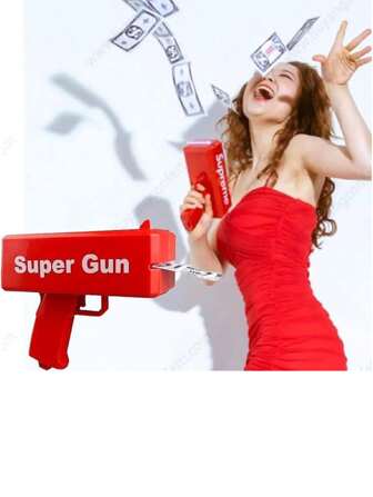1PC Super Cash Gun Money Gun For Weddings, Anniversary, Birthday Parties, Kitty Parties And Fun