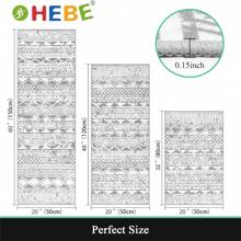 HEBE Vintage Kitchen Rug Sets 3 Piece With Runner Boho Kitchen Rugs And Mats Non Slip Kitchen Mats For Floor Washable Entrance Door Mat Carpet Runner Rugs For Hallways Kitchen Laundry Room - 白色/灰色 - 查看 3