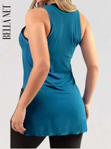 BELLA  NET Women Blouses - Azul da Prússia - Xem 1