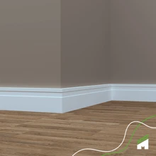 Meu Rodape Wall Stickers - 白色 - 查看 6