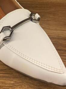 Women Flats - 白色 - 查看 3