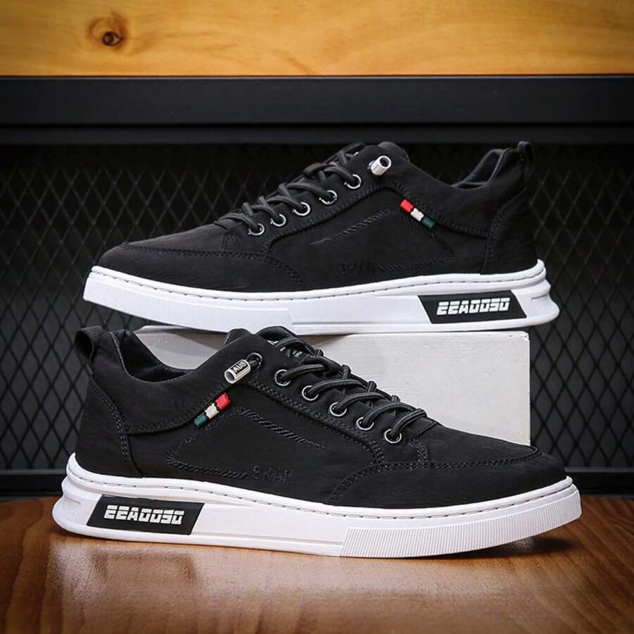 男士灰色時尚休閒運動鞋，多功能、舒適透氣 - 灰色 - 查看 1